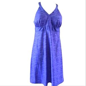 ZX Outdoor Life Purple Halter Sundress Sleeveless Mini Size Large